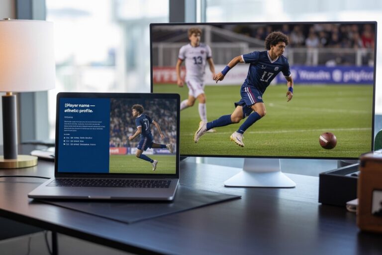 Comment combiner un CV football écrit avec vidéo pour maximiser vos chances ?