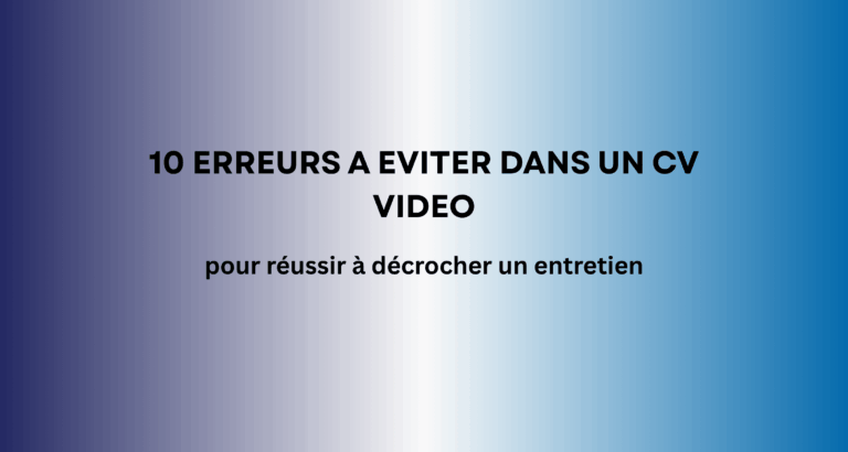 Les erreurs fréquentes dans un CV vidéo foot qu’il faut absolument éviter